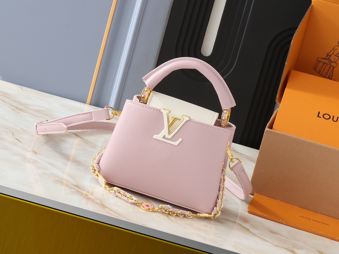 Louis Vuitton LV Classic Handbag Premium Canvas Model N85911 Silver Hardware Office Commute Luxury Handbag